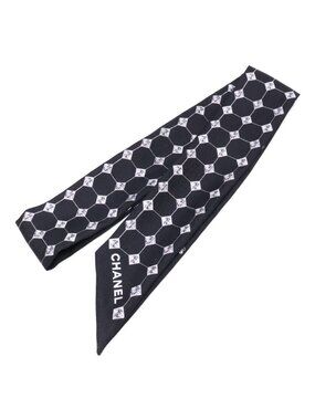 Chanel Silk Slim Bandeau Scarf